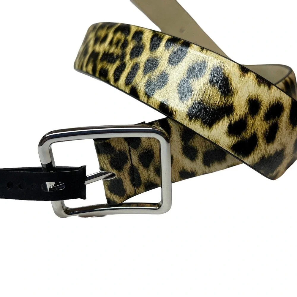 INC International Concepts Animal Print Belt New Size Medium‎